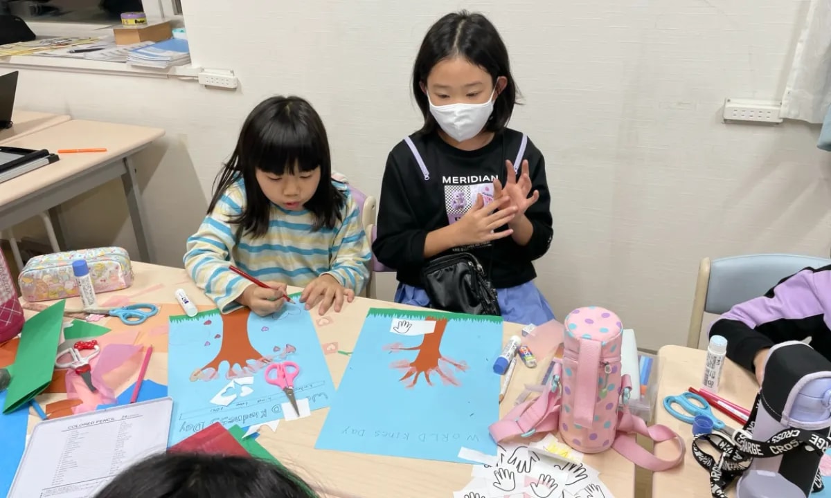 札幌市西区の学童保育、STイングリッシュアクティビティ 授業の様子⑤